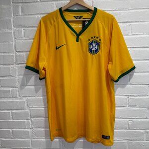 Nike CBF Brazil World Cup Football Soccer Neymar Jersey Men's XL - NWT